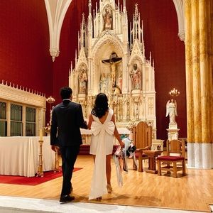 Alexia Maria Size 10 Bow Dress